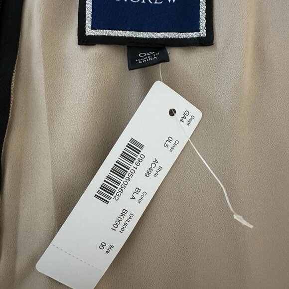 👗✨ NWT J.Crew Polka Dot Tulle A-Line Midi Skirt Black Size 00 Elegant - Picture 12 of 13